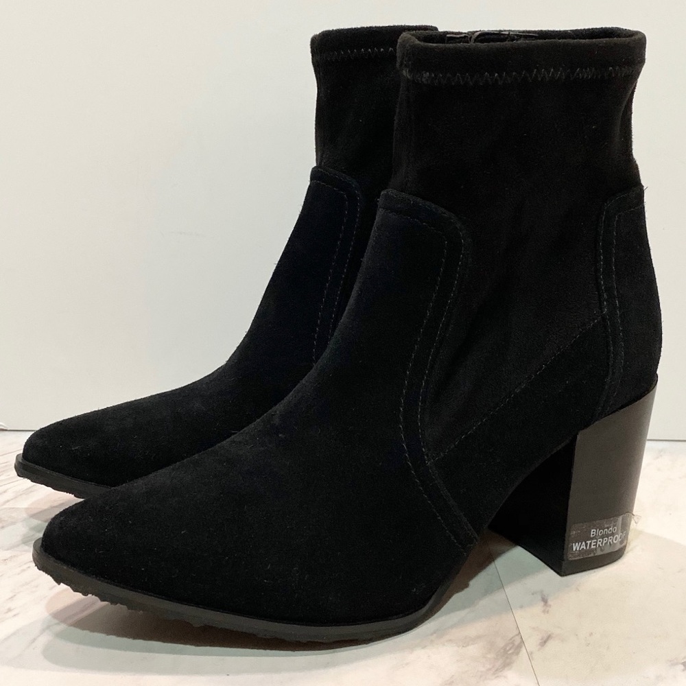 New! Blondo Tamar Waterproof Stretch Black Bootie